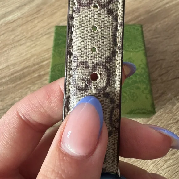 Upcycled Gucci GG Apple Watch Band - Picture 10 of 10